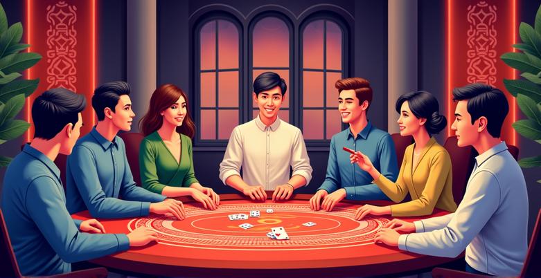 Baccarat cards and chips