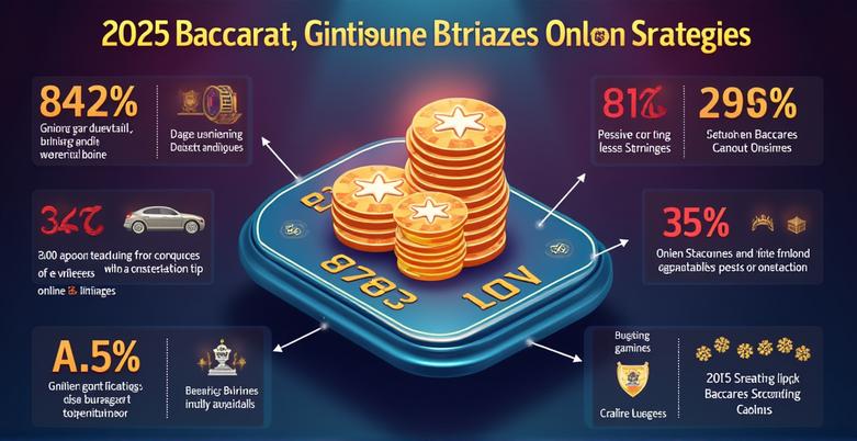 Player and Banker baccarat cards with chips on a table